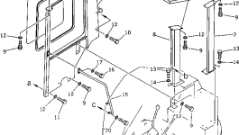 Крыша 21U-54-15211 Komatsu