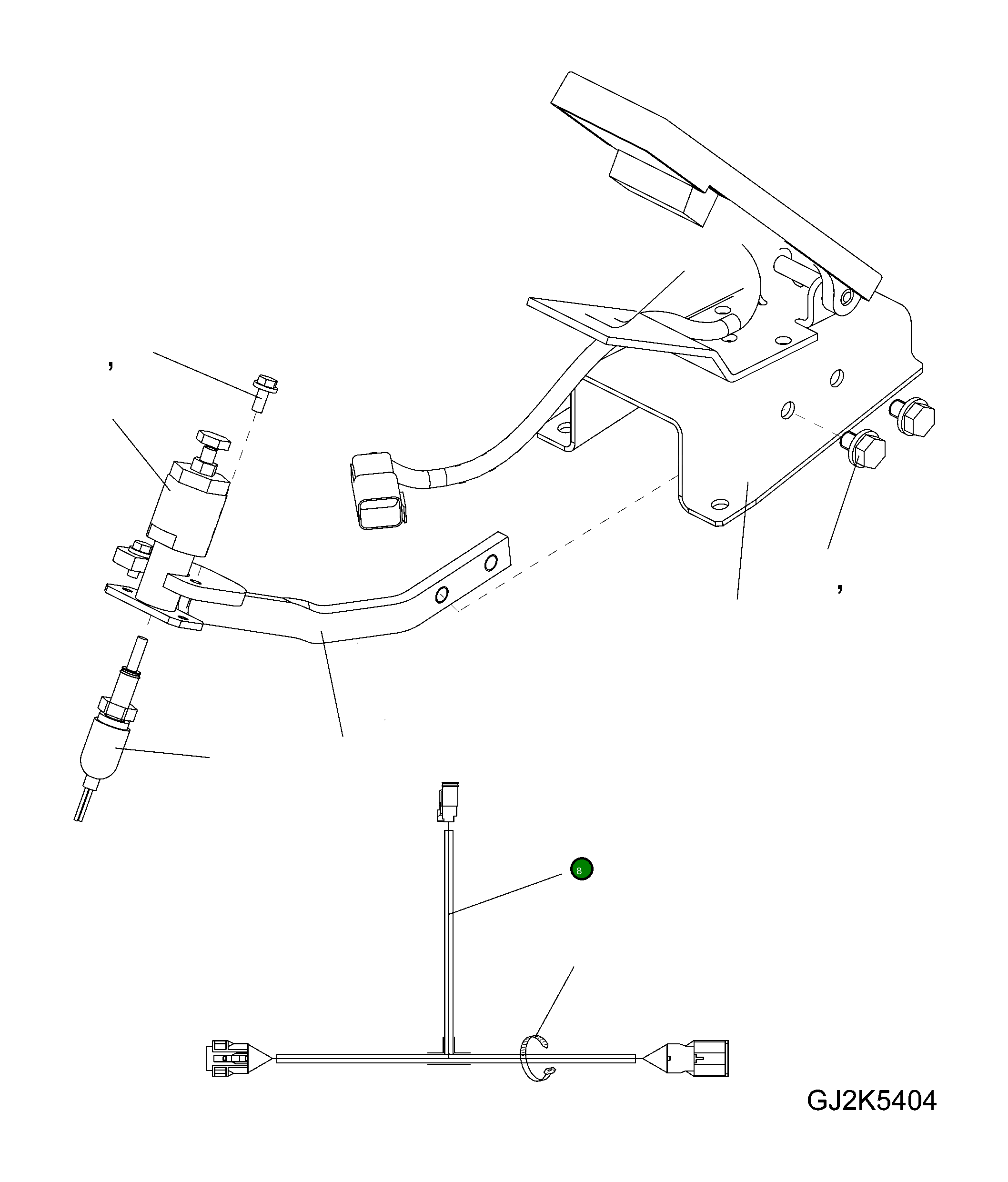 Жгут проводов 423-06-H2710 Komatsu