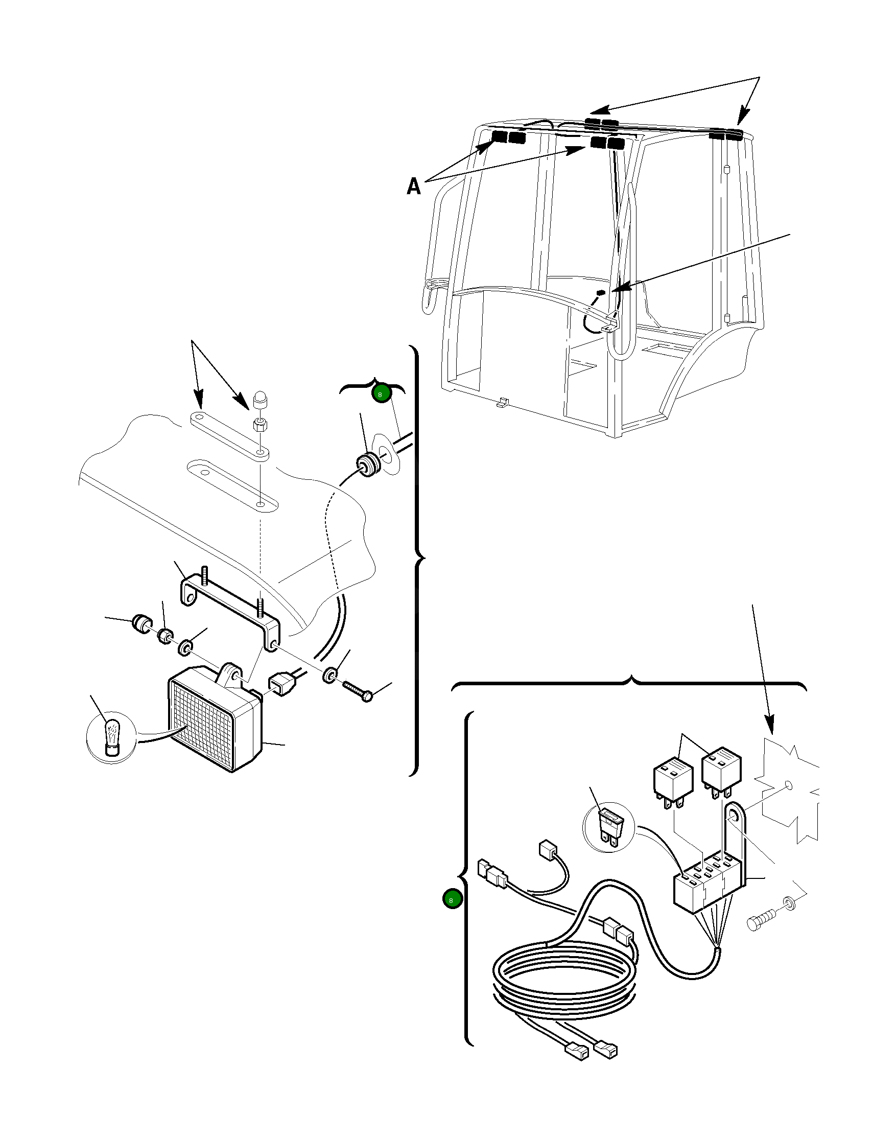 Жгут проводов 312612211 Komatsu