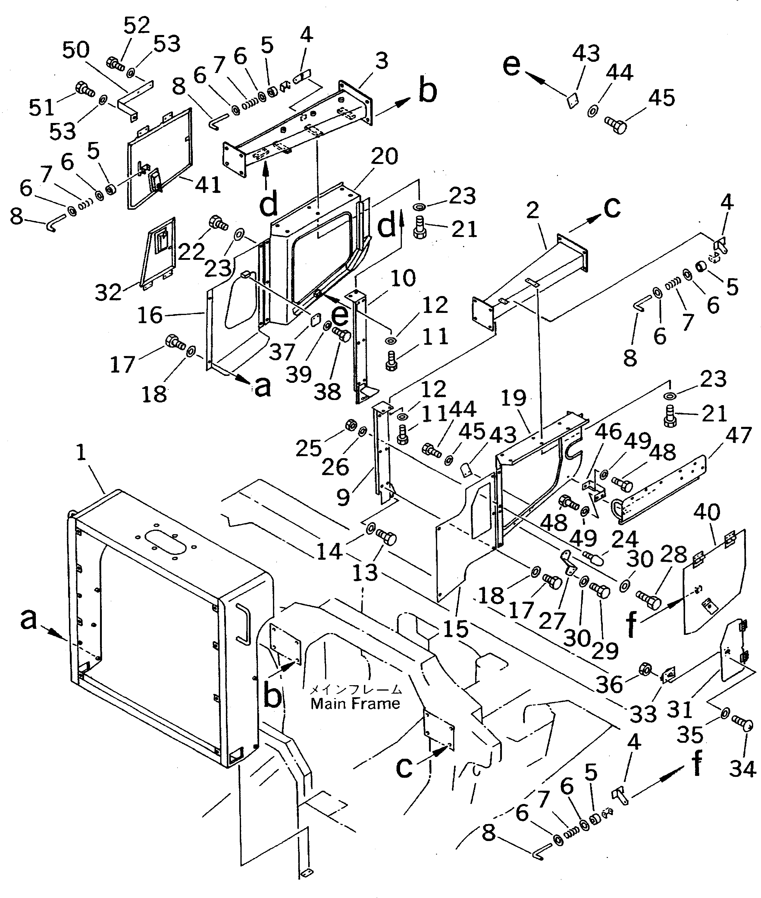 Кронштейн 569-89-63320 Komatsu