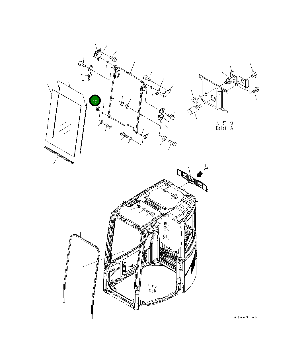 Блок 22B-54-15641 Komatsu