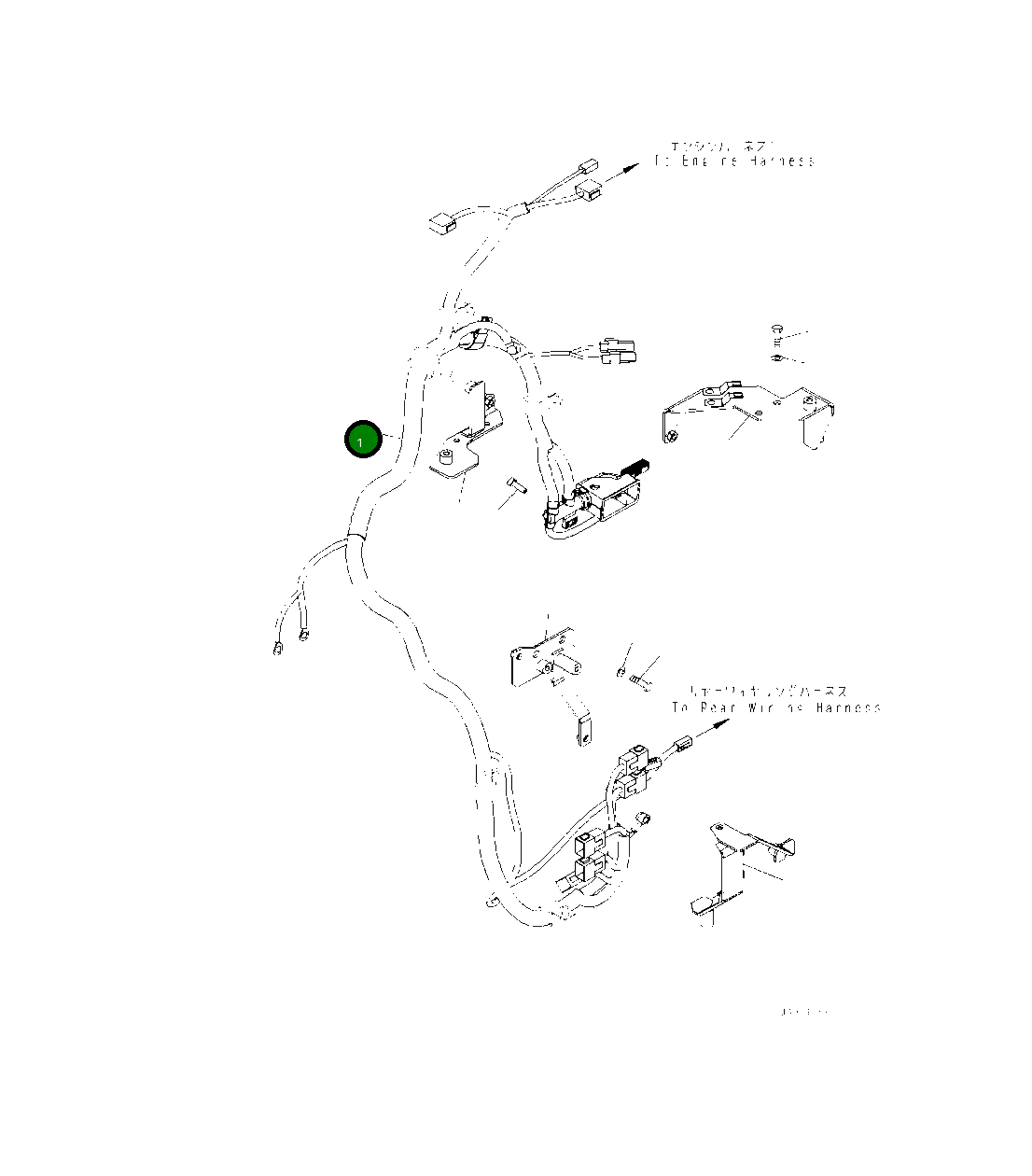 Жгут проводов 423-06-63111 Komatsu