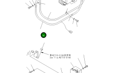 Жгут проводов 198-06-61440 Komatsu