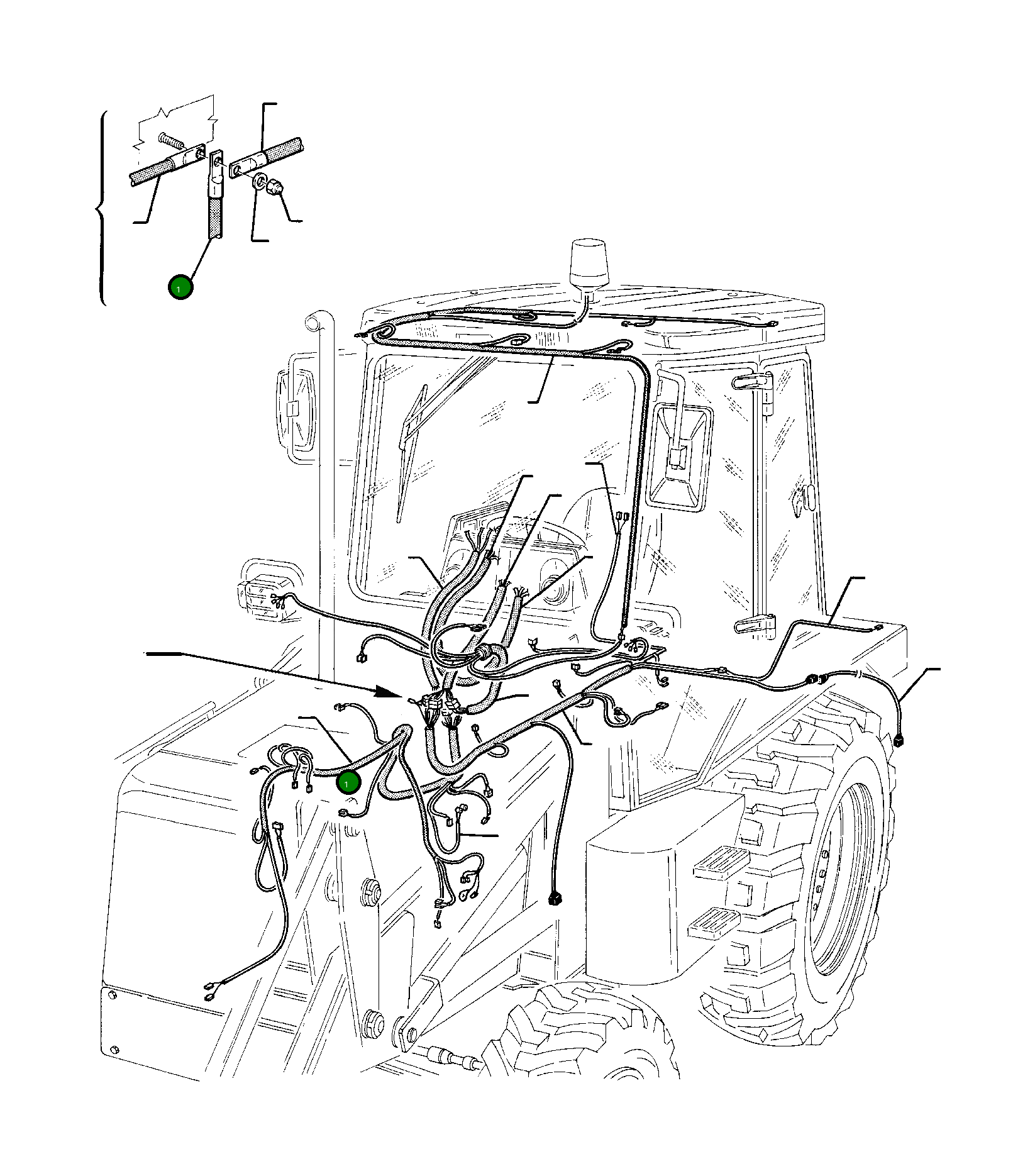 Жгут проводов 885270145 Komatsu
