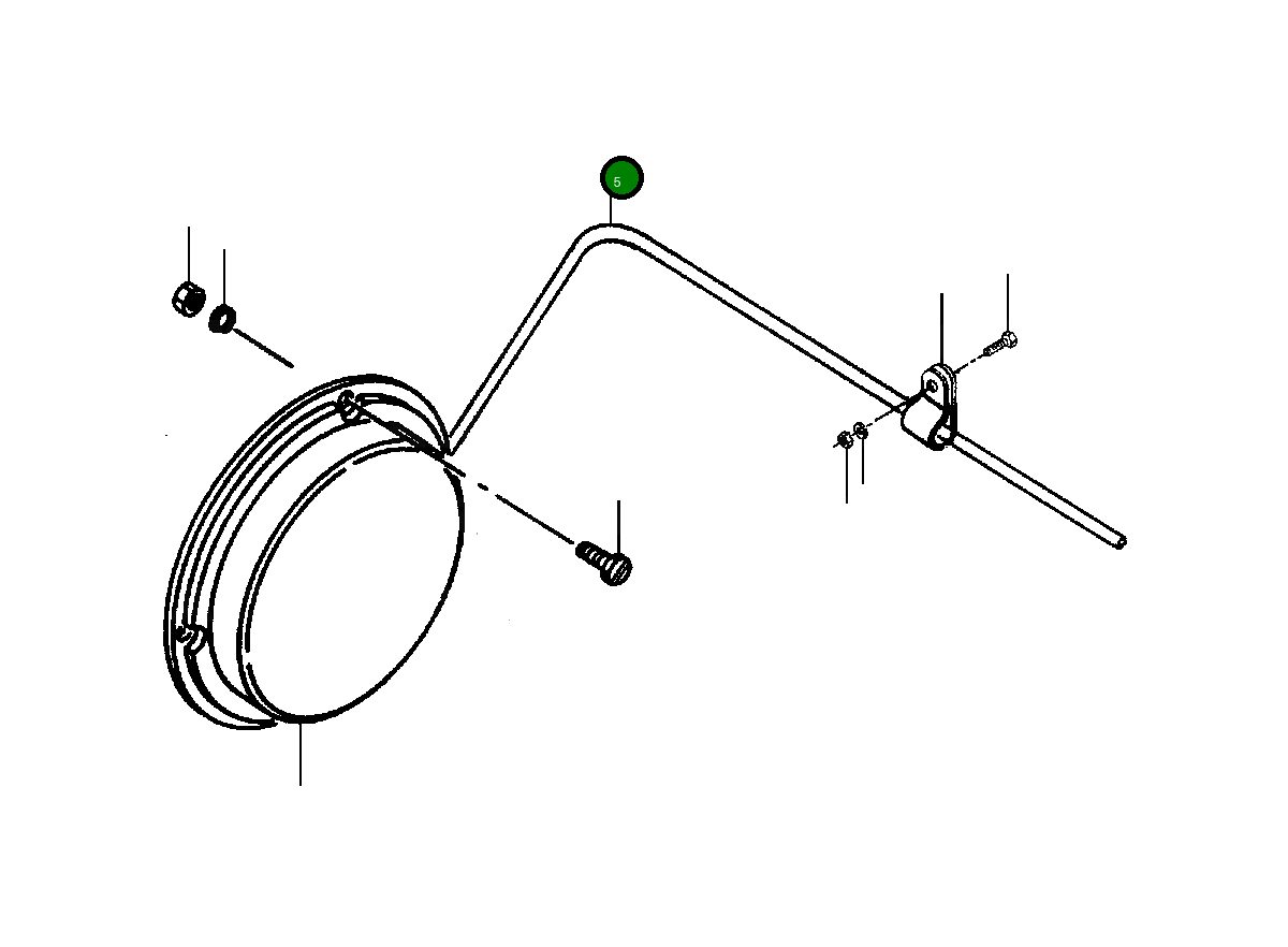 Кабель 28 654 Komatsu