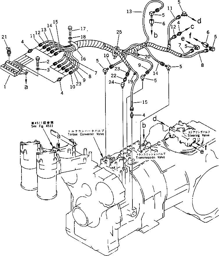 Блок 195-49-36110 Komatsu