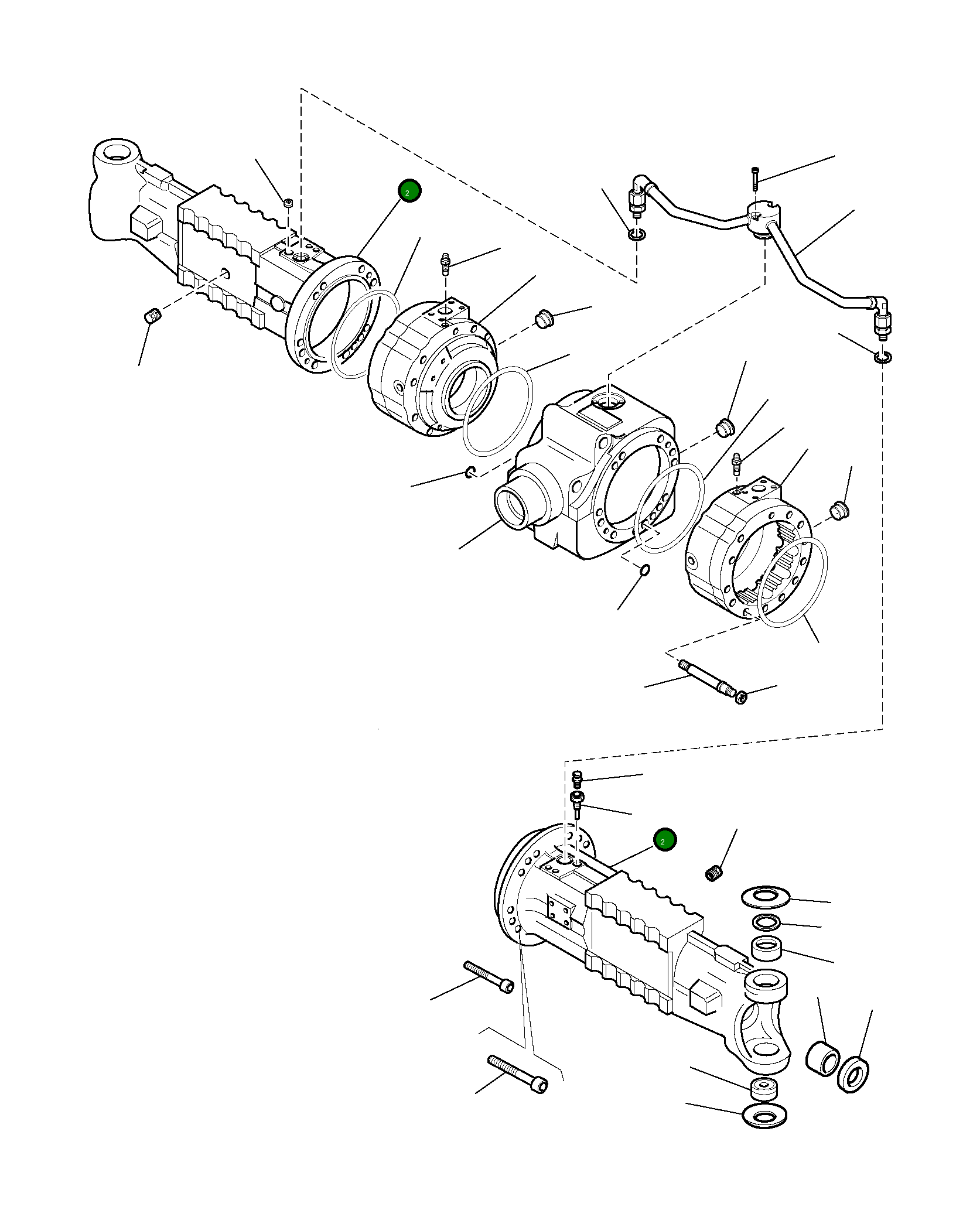 Балка-труба CA0145532 Komatsu