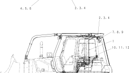 Жгут проводов 134-X78-1490 Komatsu