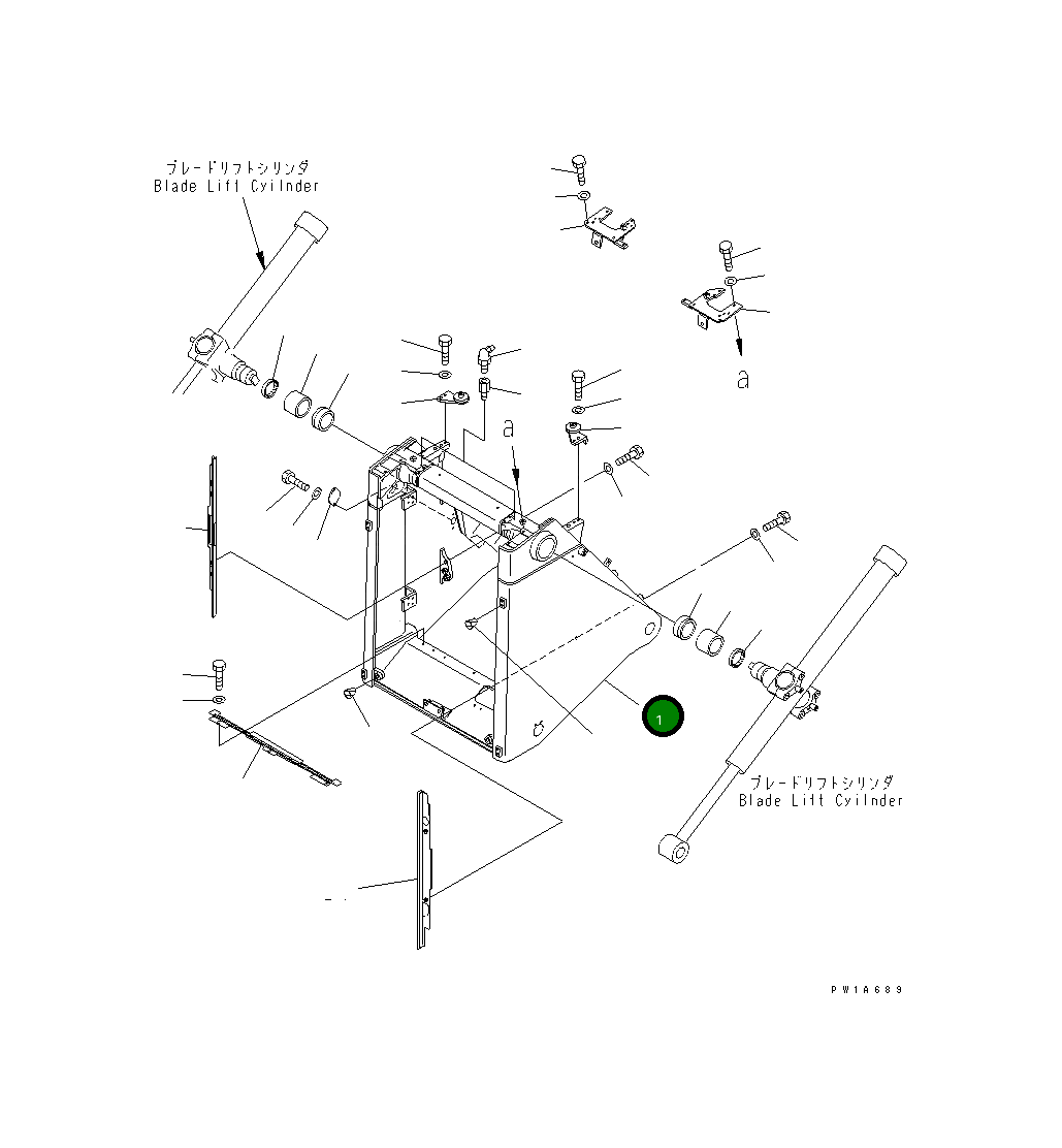 Защитный кожух 17A-54-29210 Komatsu