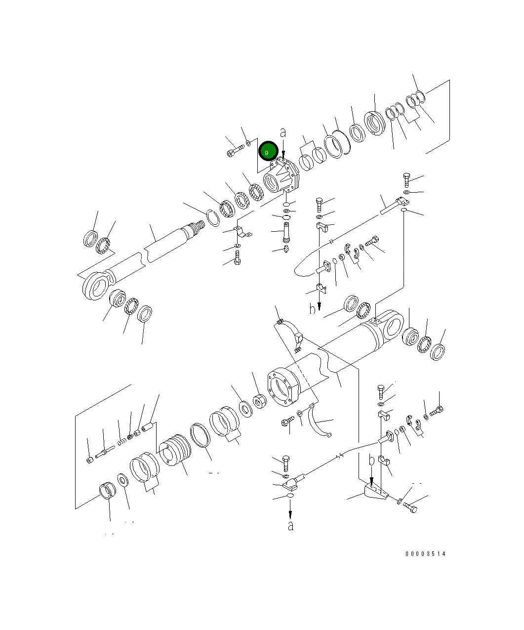 Головка 707-28-28020 Komatsu