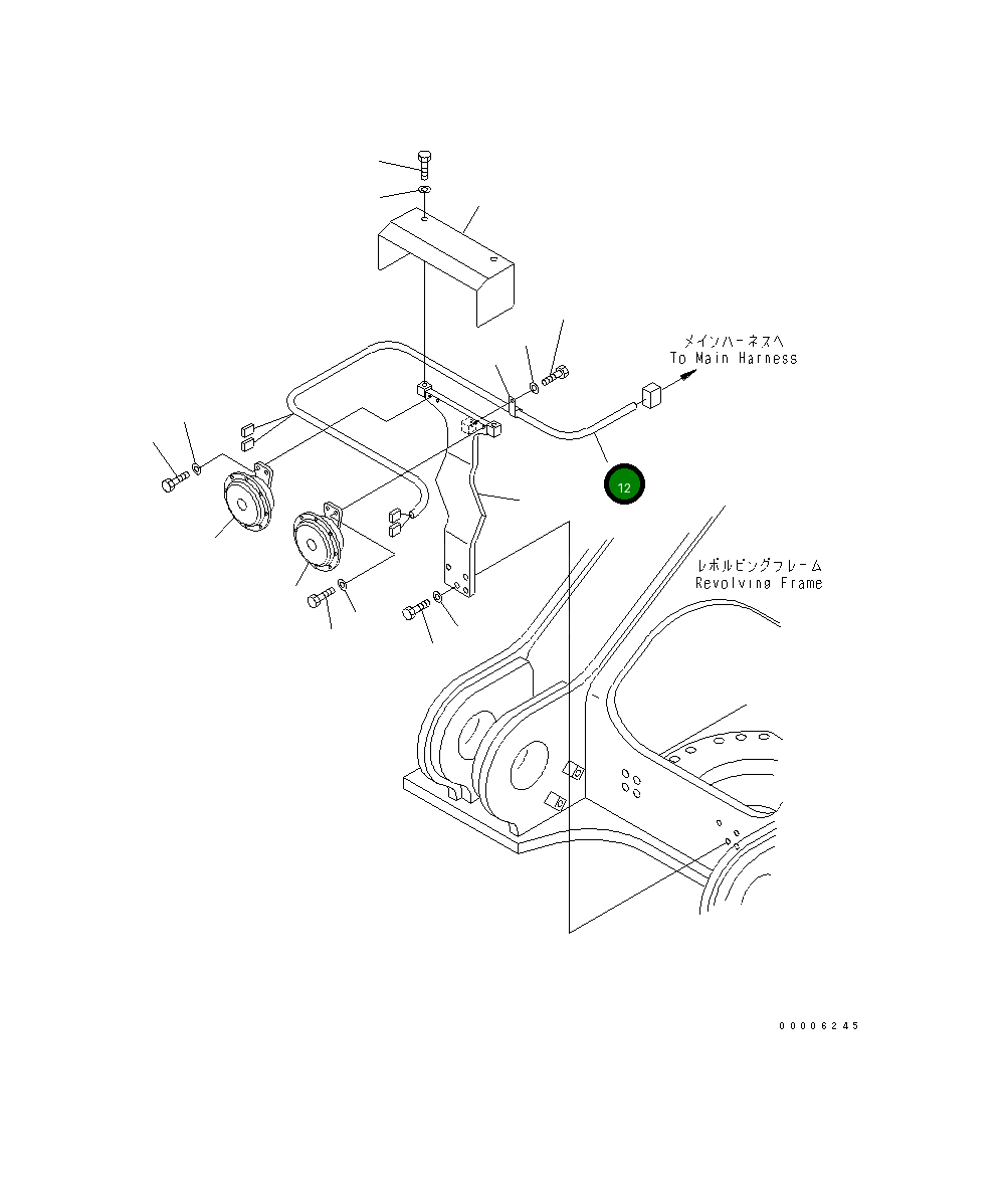 Жгут проводов 209-06-77271 Komatsu