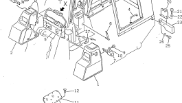 Кронштейн 142-860-1190 Komatsu