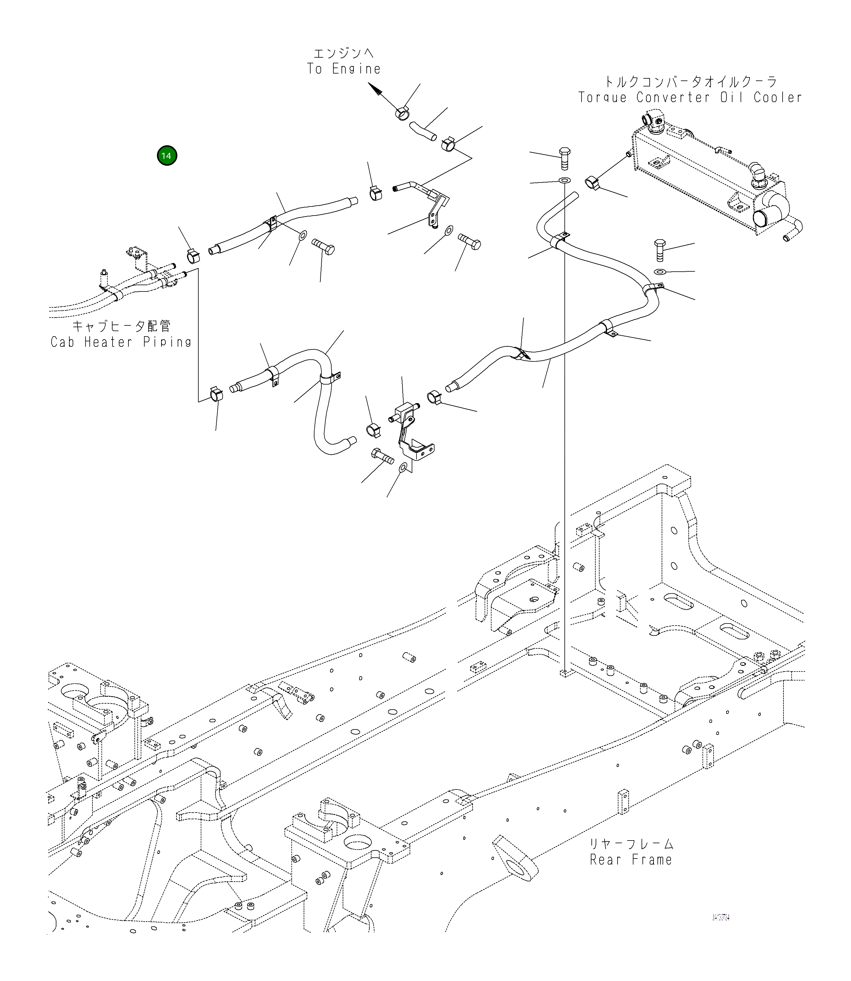 Блок 421-U44-6871 Komatsu