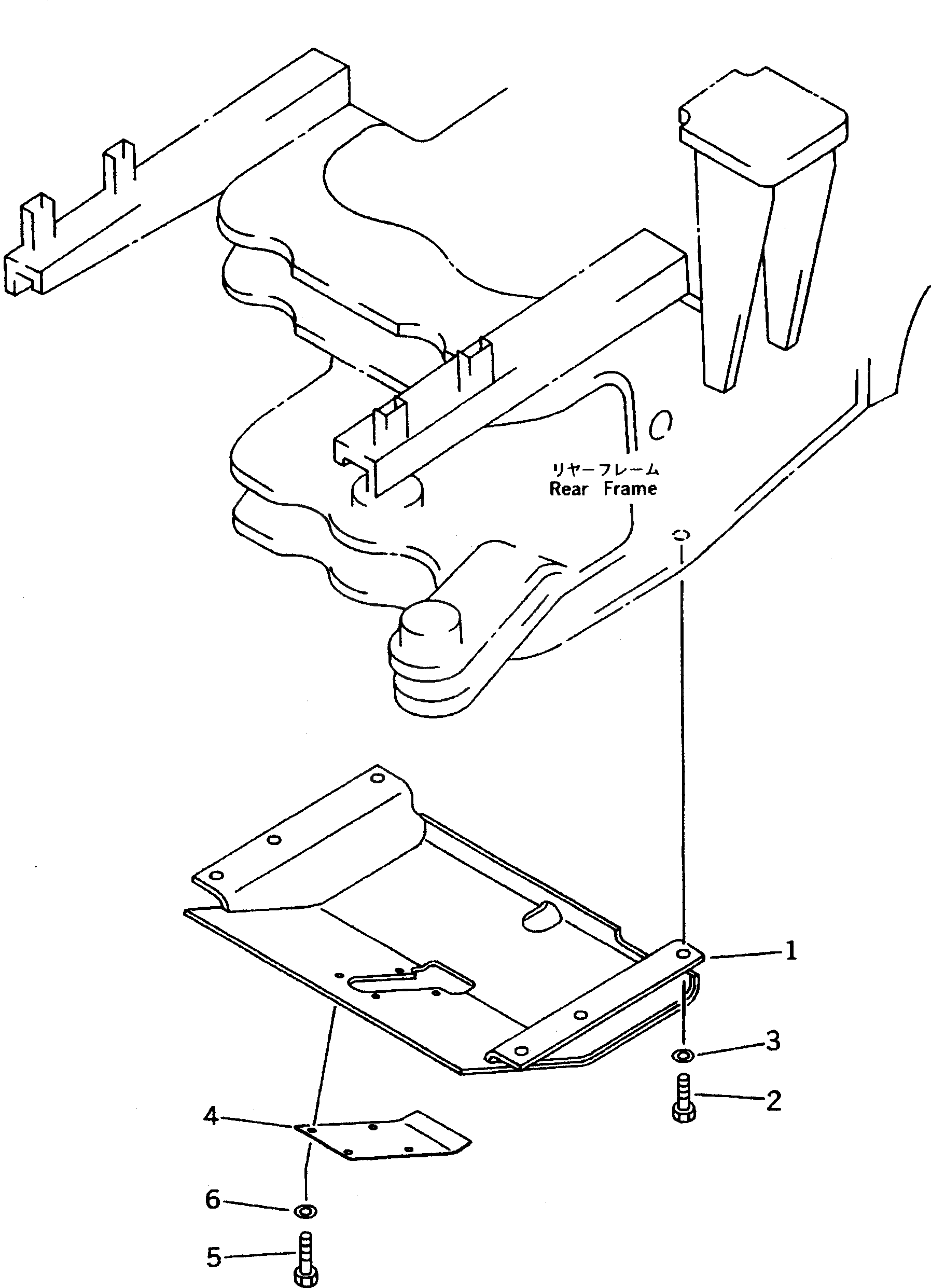 Защитный кожух 235-915-3110 Komatsu