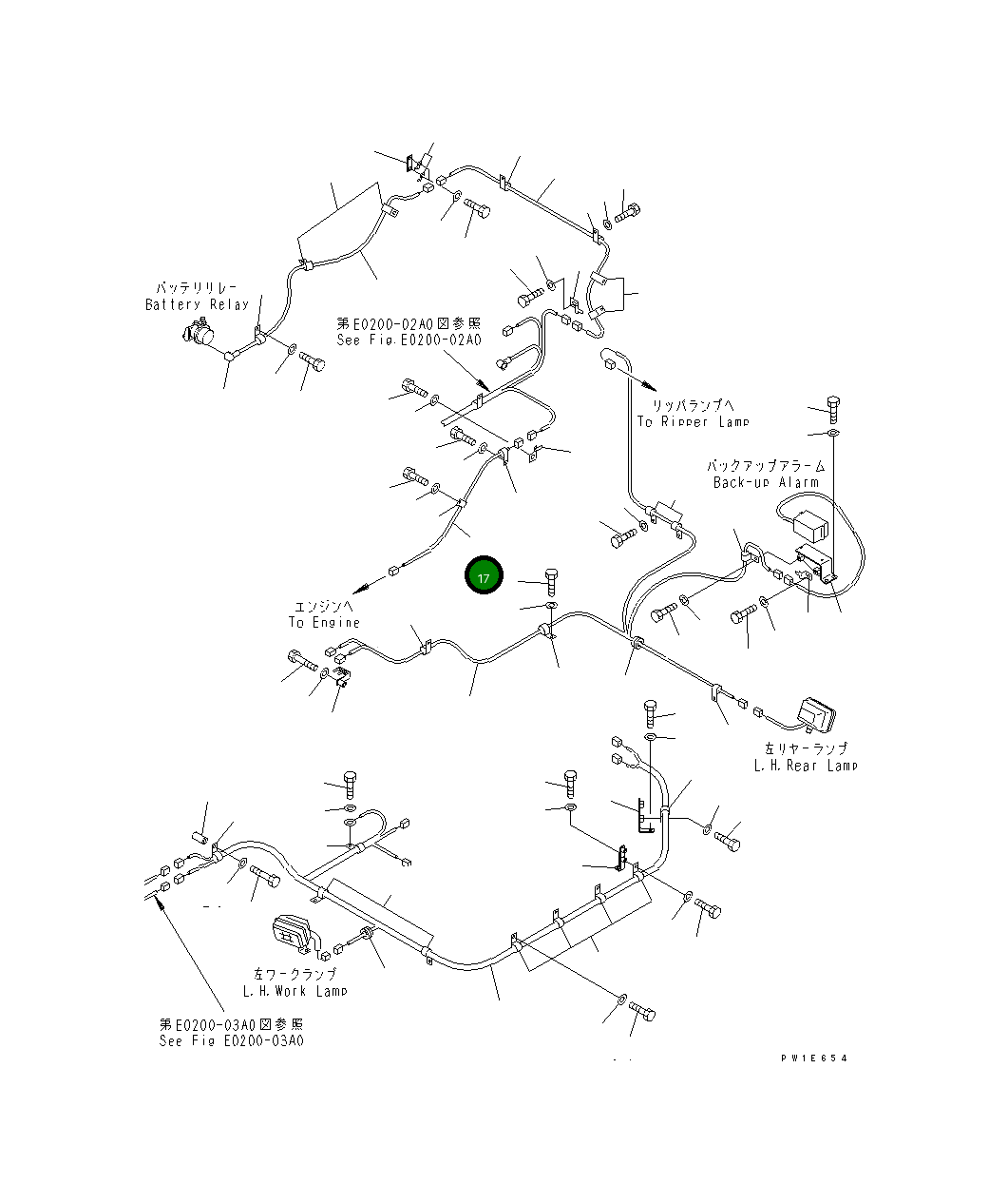 Жгут проводов 19M-06-31540 Komatsu