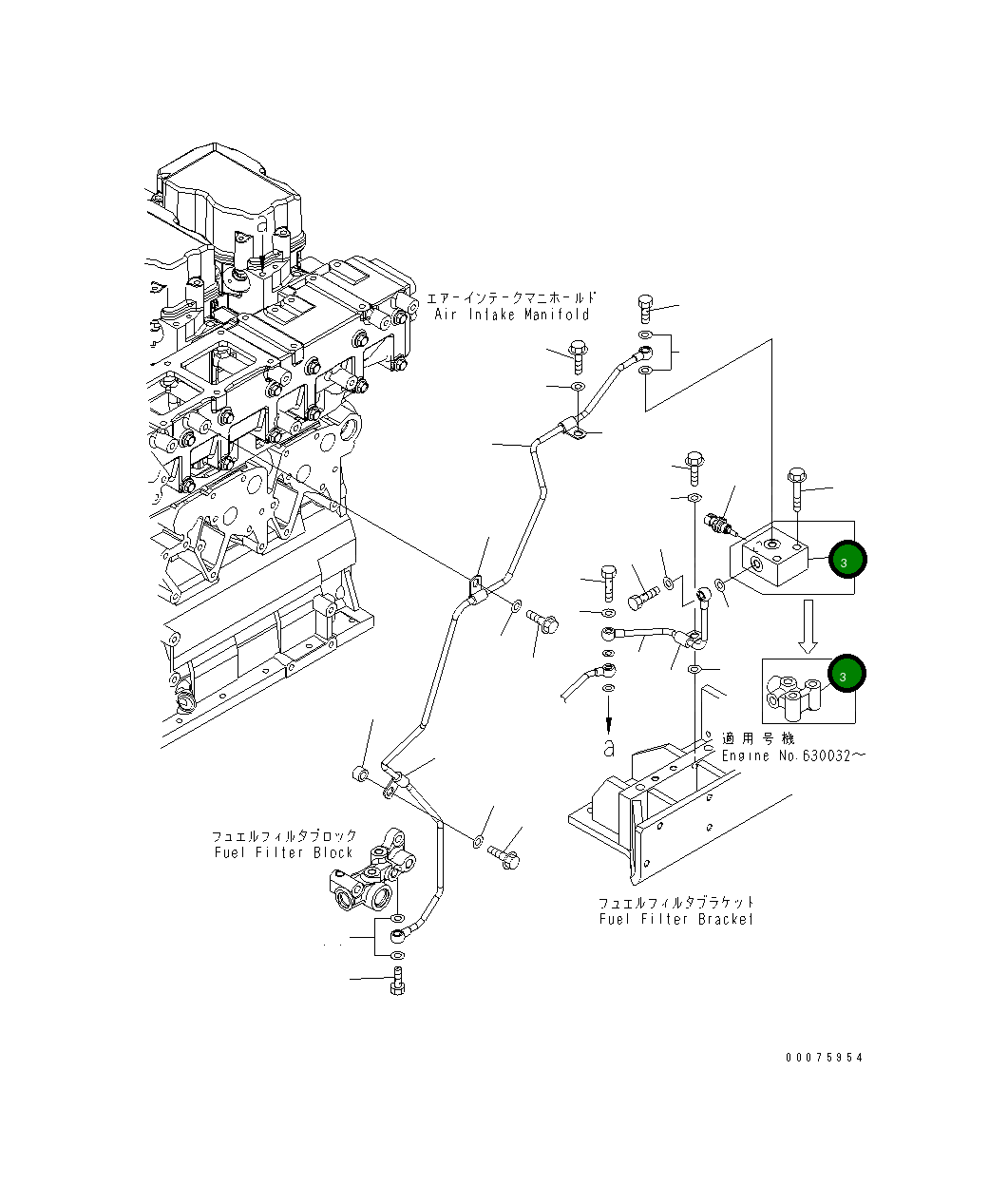 Блок 6261-71-8621 Komatsu