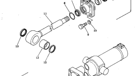 Цилиндр 283-63-13140 Komatsu