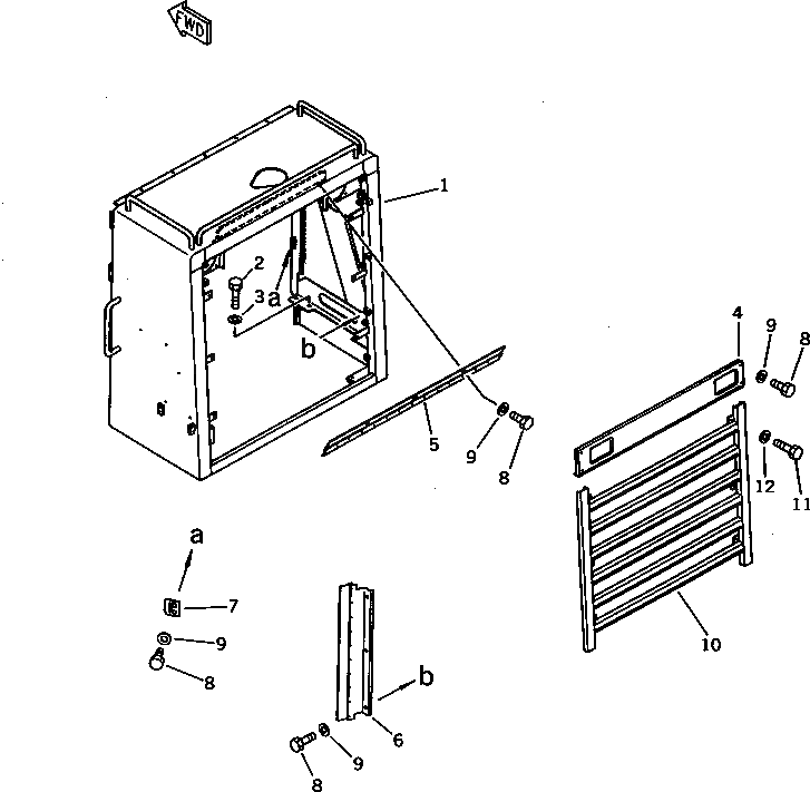 Защитный кожух 426-54-11860 Komatsu