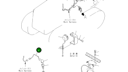 Жгут проводов 104-06-51371 Komatsu