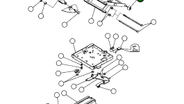 Блок ползун (1) VS6553 Komatsu