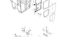 Замок 23B-952-1980 Komatsu