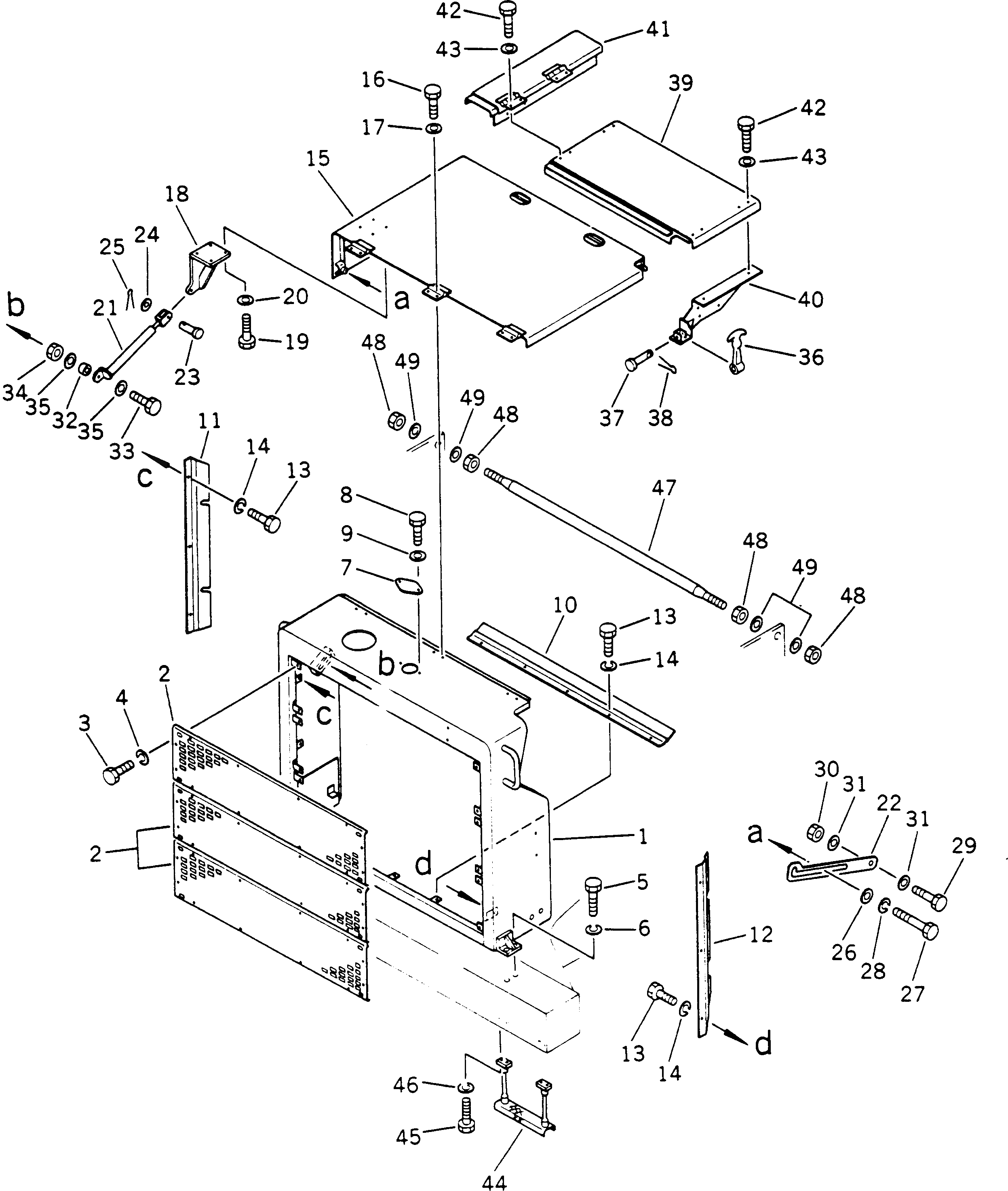 Кронштейн 566-54-41280 Komatsu