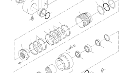 Гидроцилиндр 990 001 40 Komatsu