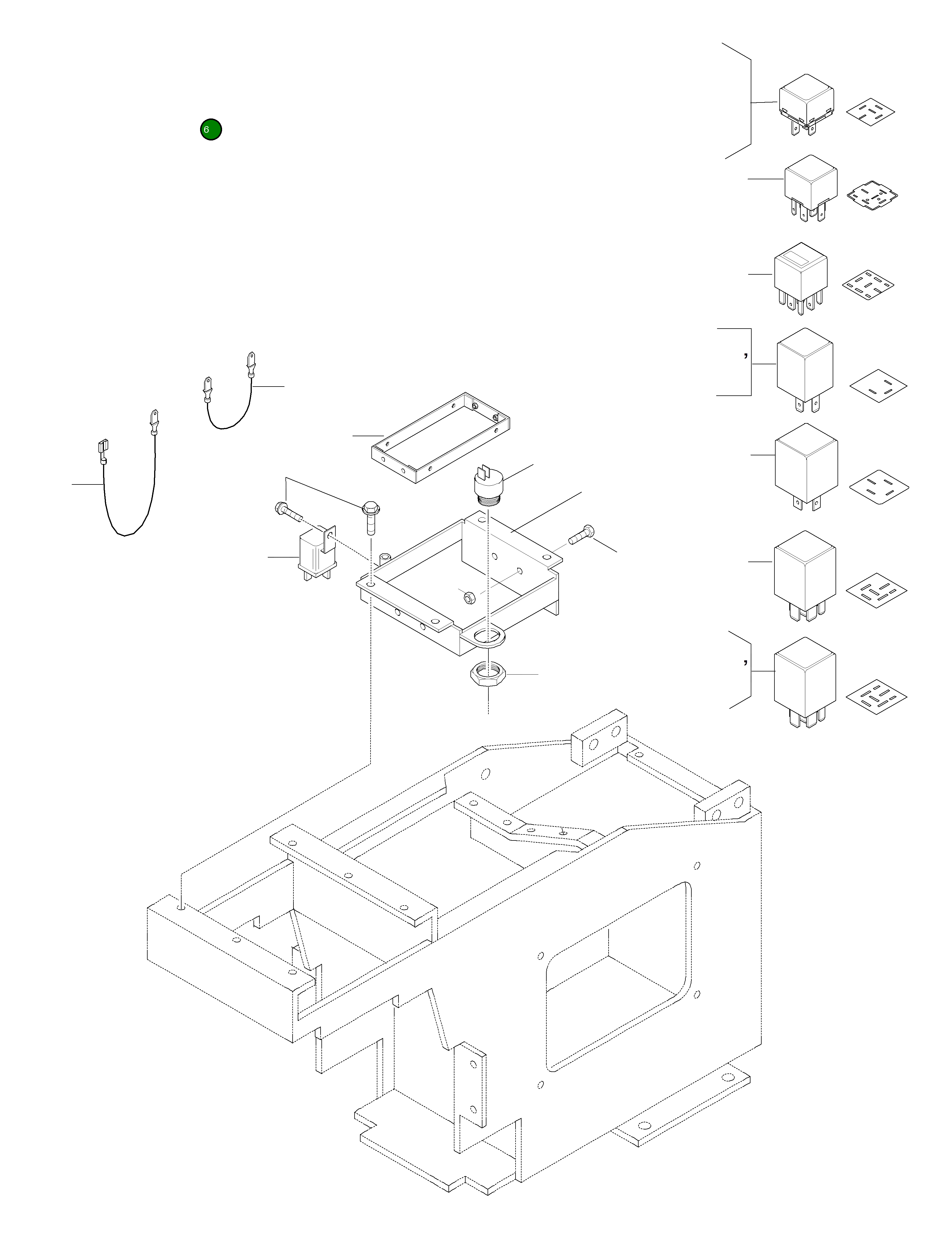 Блок управления указателями поворота 42Y-06-H1240 Komatsu