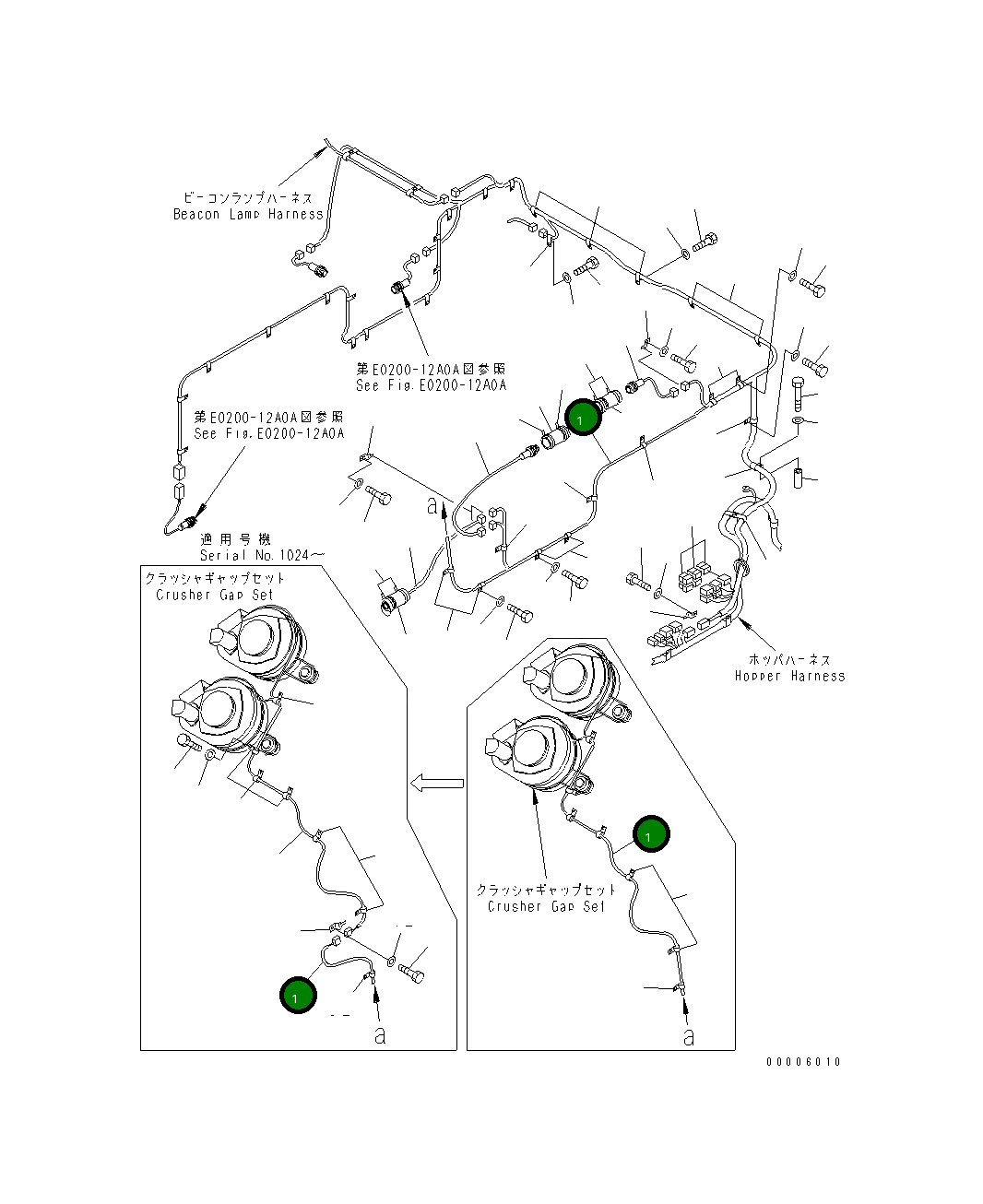 Жгут проводов 8296-06-1252 Komatsu