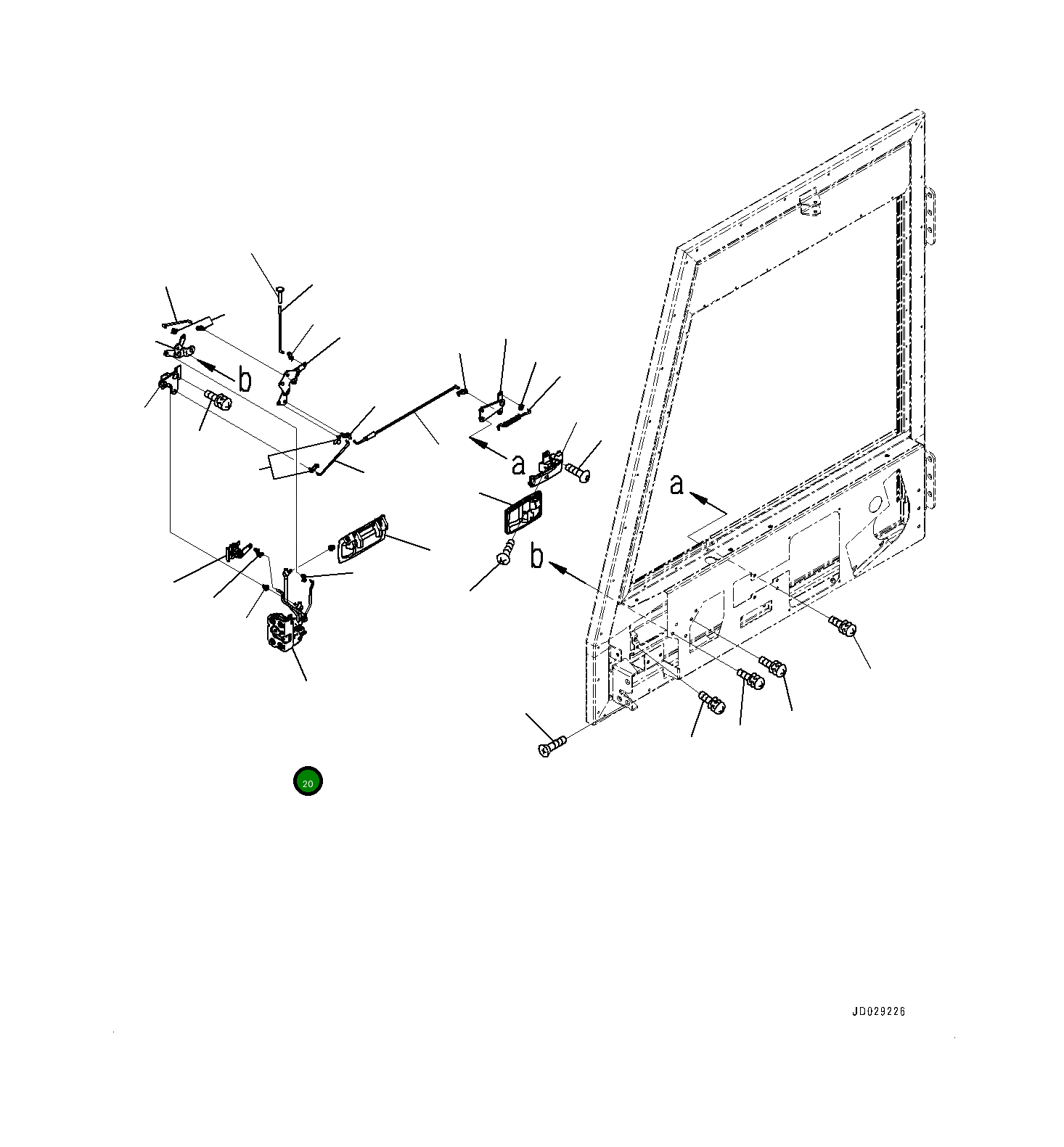 Замок 561-54-84550 Komatsu