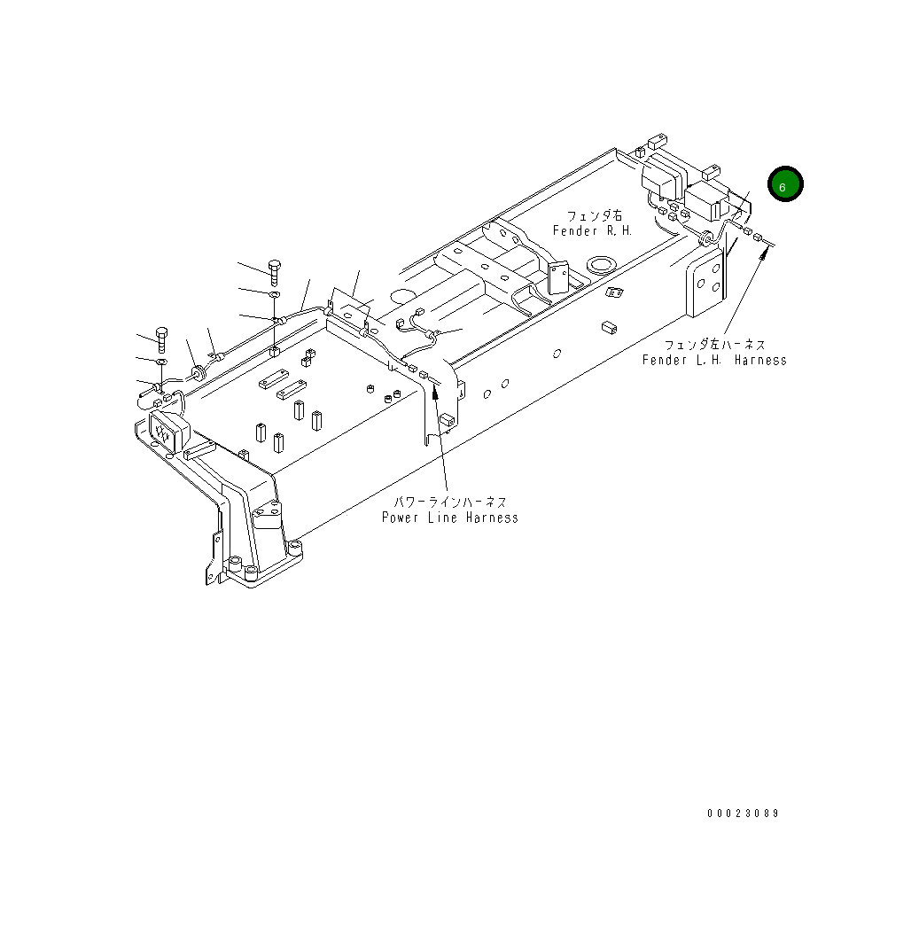 Жгут проводов 195-06-71421 Komatsu