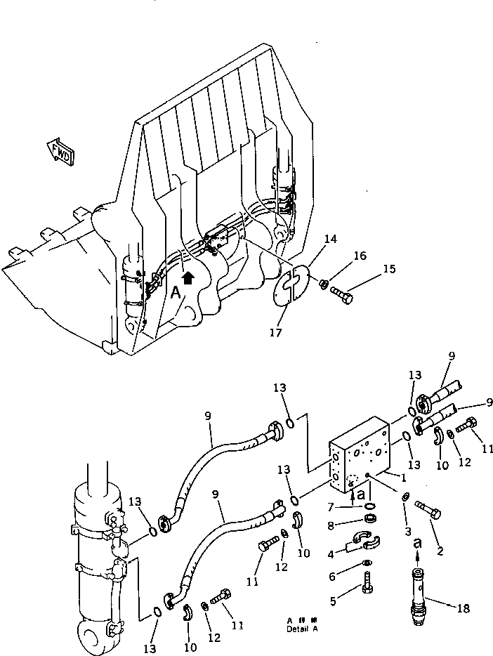 Блок 21N-919-6740 Komatsu