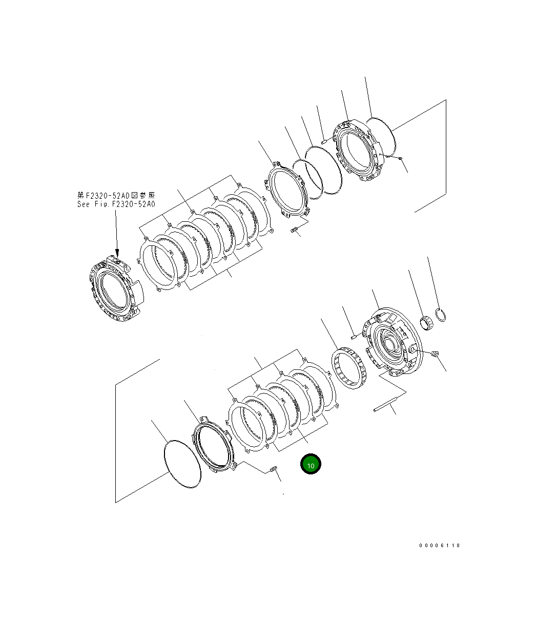 Диск 14X-15-22720 Komatsu