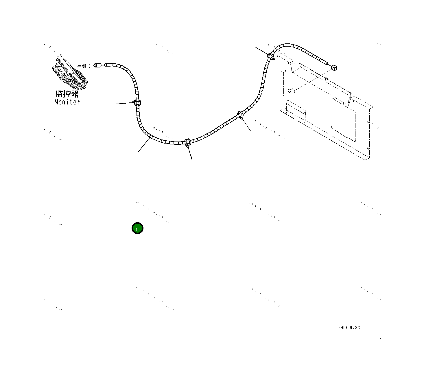 Кабель 20Y-06-42320 Komatsu
