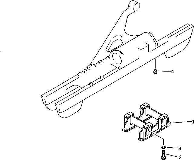 Защитный кожух 144-871-5370 Komatsu