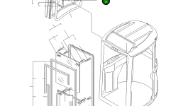 Замок YM172176-66610 Komatsu
