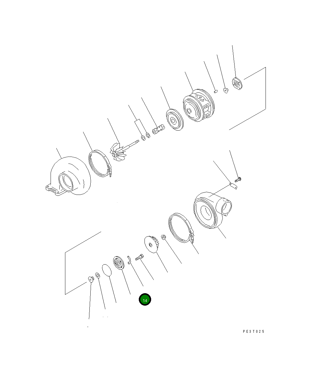 Замок 6502-30-1650 Komatsu