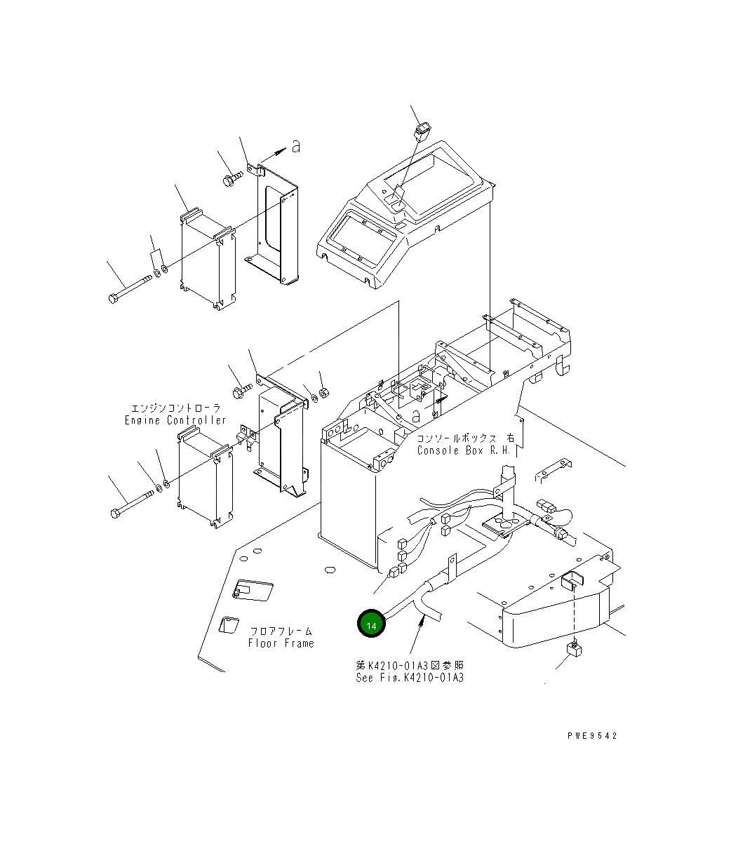 Жгут проводов 427-06-22340 Komatsu