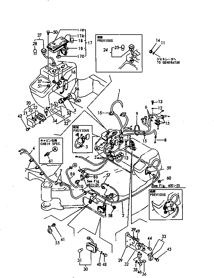 Выключатель YM172164-17121 Komatsu