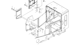 Дверь 427-Z90-3640 Komatsu