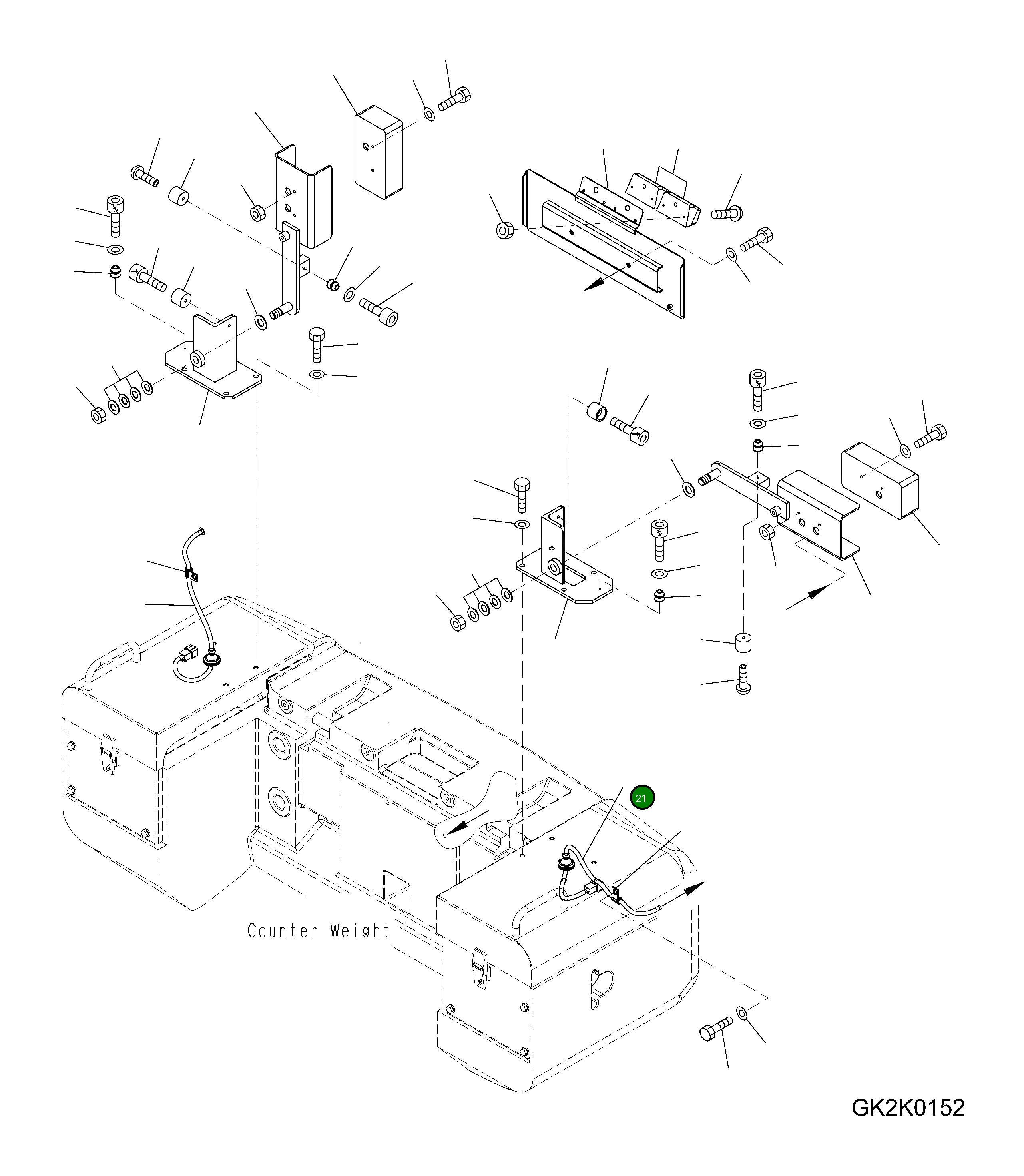 Жгут проводов 418-06-H2430 Komatsu