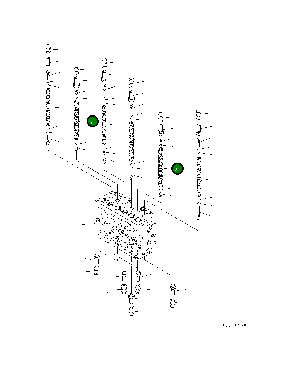 Золотник 723-46-23280 Komatsu