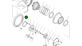 Замок 20Y-27-22261 Komatsu