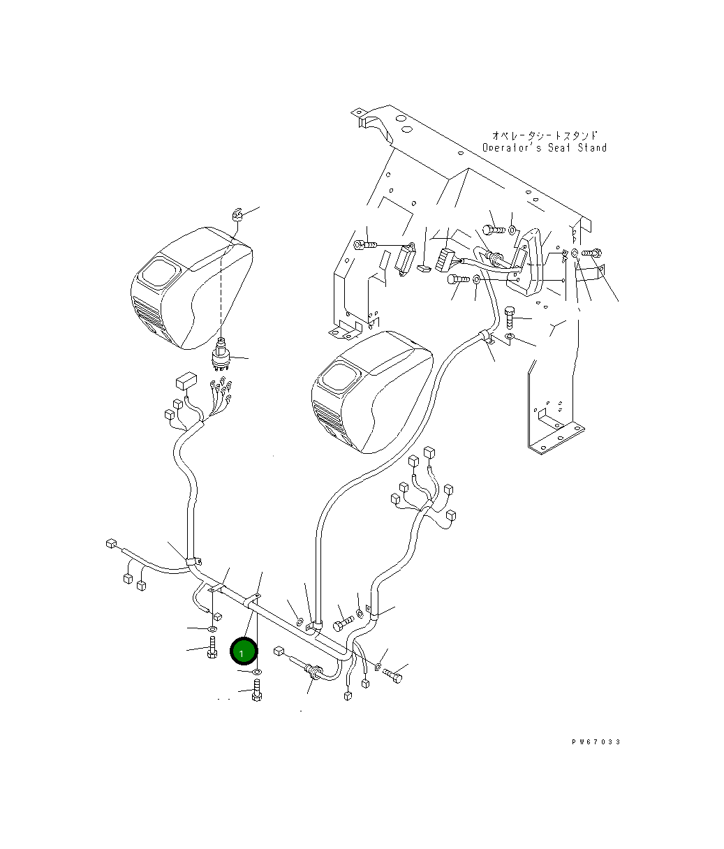 Жгут проводов 22F-06-17111 Komatsu