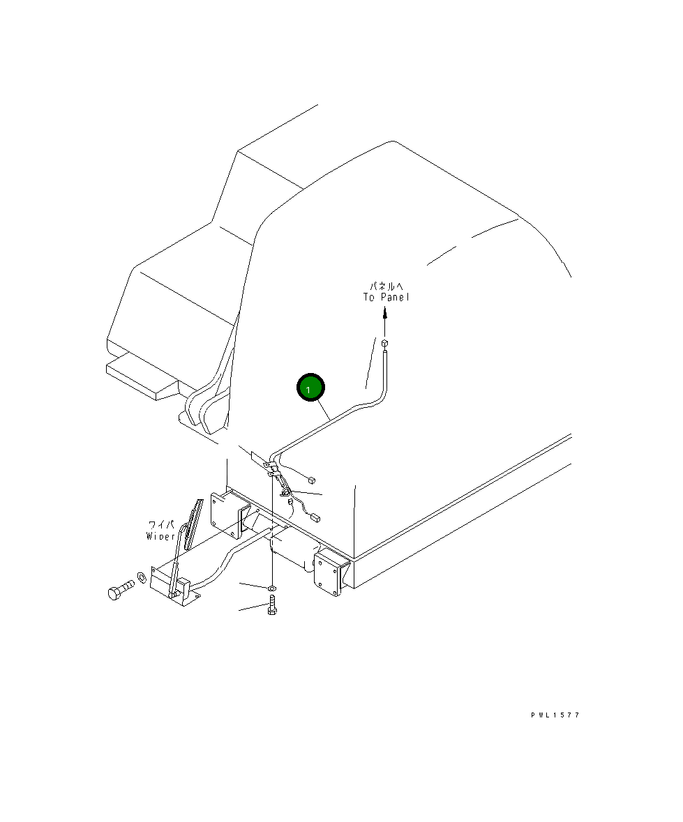 Жгут проводов 207-06-61380 Komatsu