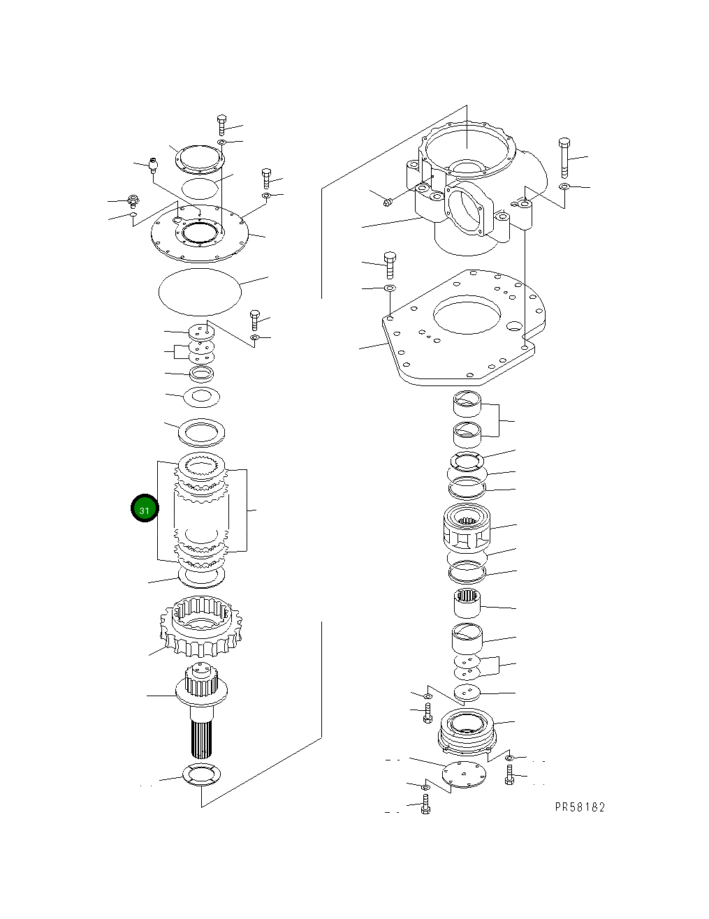 Диск 235-70-45430 Komatsu