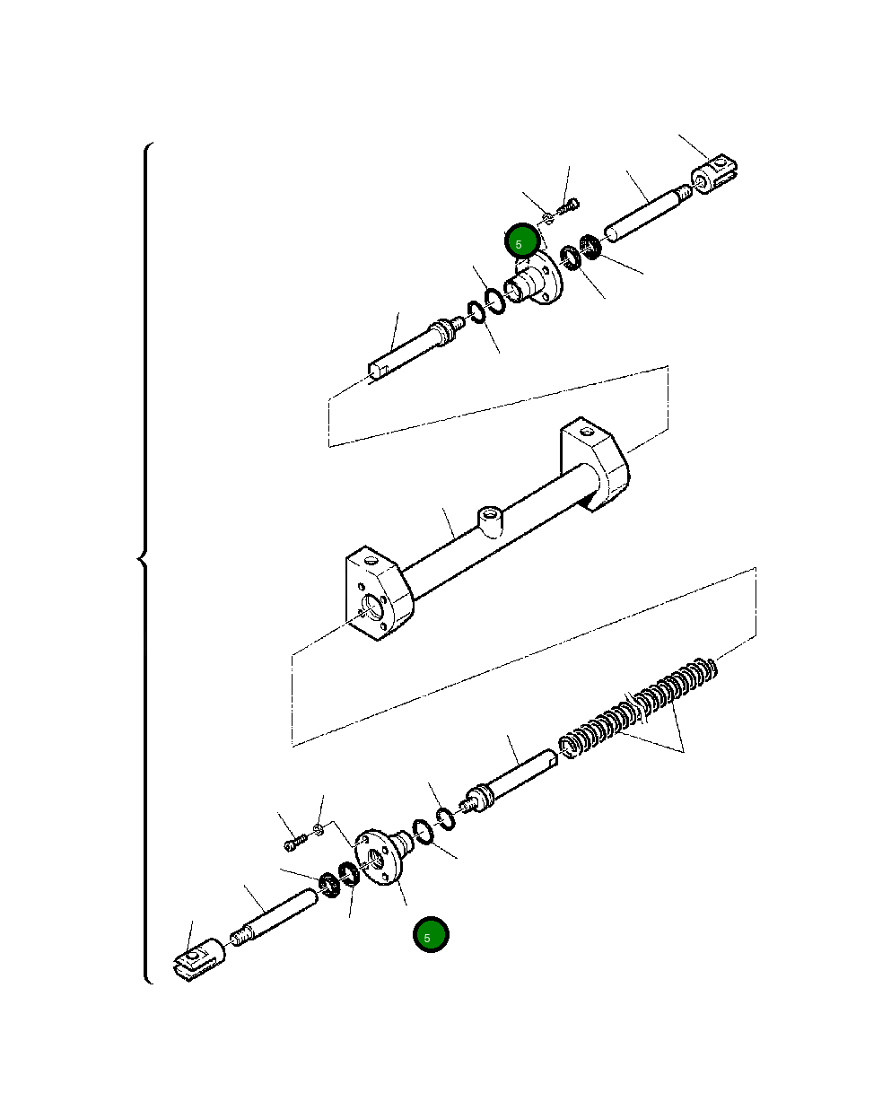 Головка 500532453 Komatsu