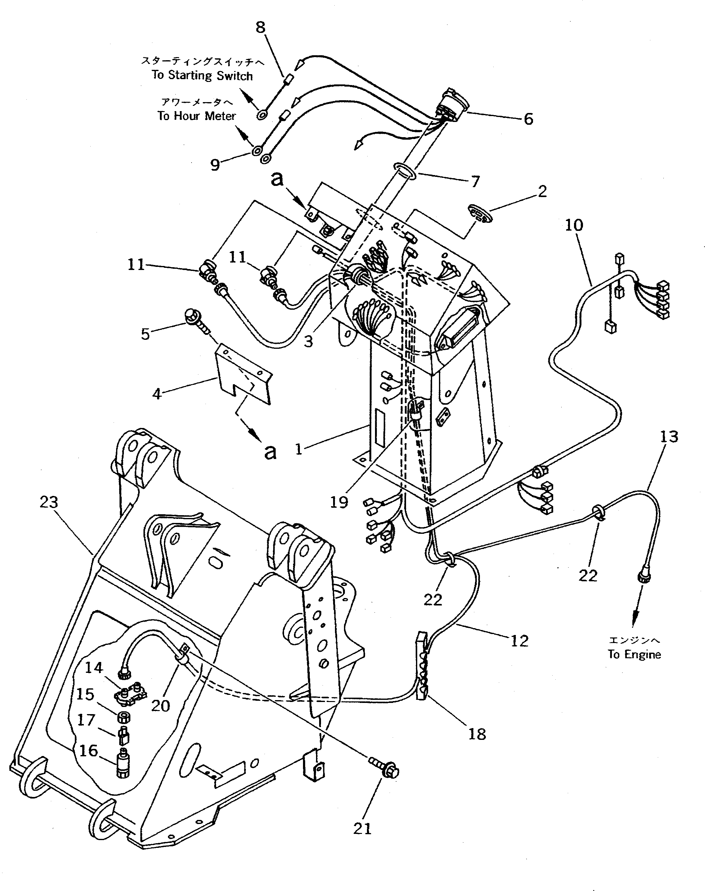 Кабель 415-Z21-1461 Komatsu