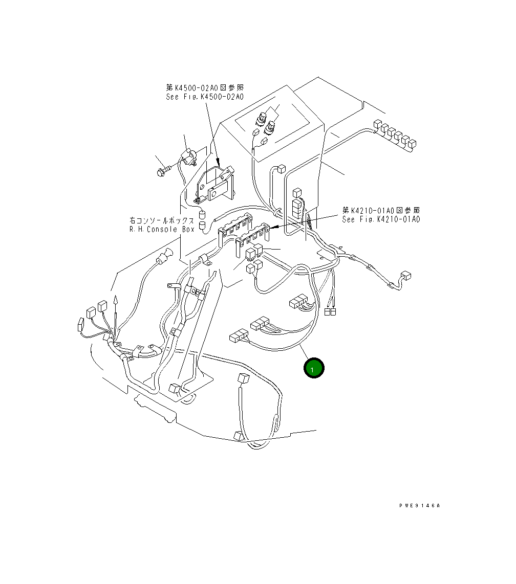 Жгут проводов 418-T80-2560 Komatsu