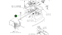 Жгут проводов 21Y-06-17511 Komatsu